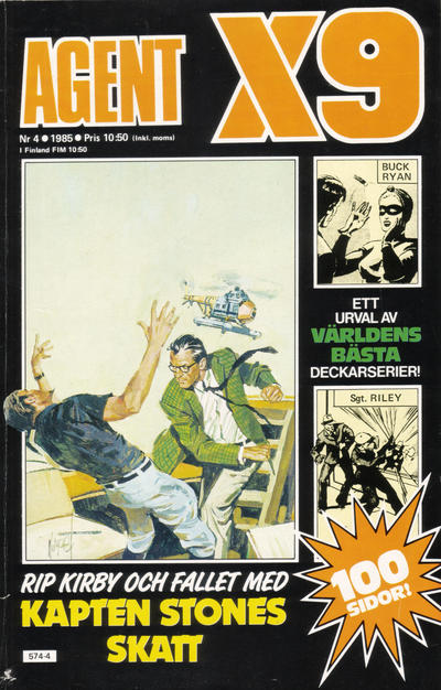 Cover for Agent X9 (Semic, 1971 series) #4/1985