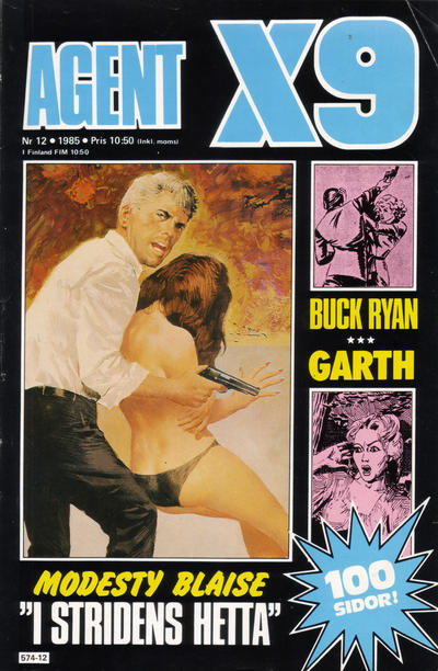 Cover for Agent X9 (Semic, 1971 series) #12/1985