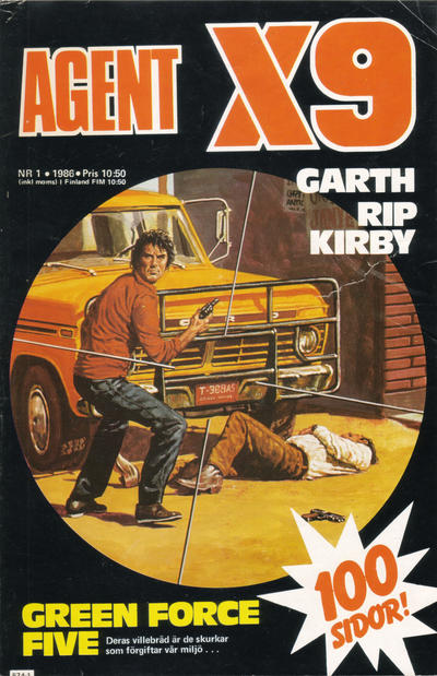 Cover for Agent X9 (Semic, 1971 series) #1/1986