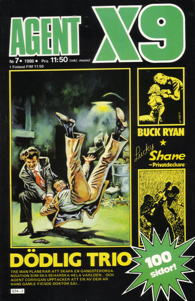 Cover for Agent X9 (Semic, 1971 series) #7/1986