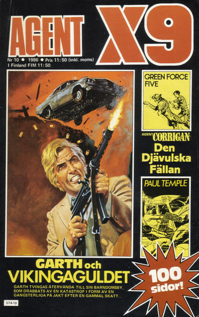 Cover for Agent X9 (Semic, 1971 series) #10/1986