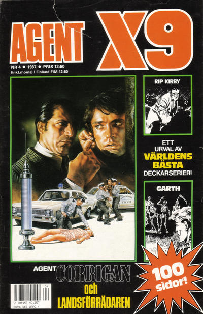 Cover for Agent X9 (Semic, 1971 series) #4/1987