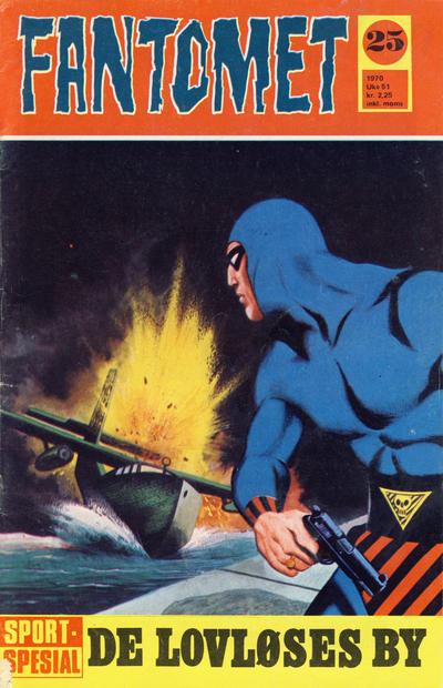Cover for Fantomet (Romanforlaget, 1966 series) #25/1970