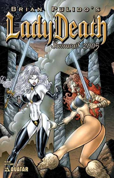 Cover for Brian Pulido's Lady Death: Swimsuit (Avatar Press, 2005 series) #2005 [Battle Babes]