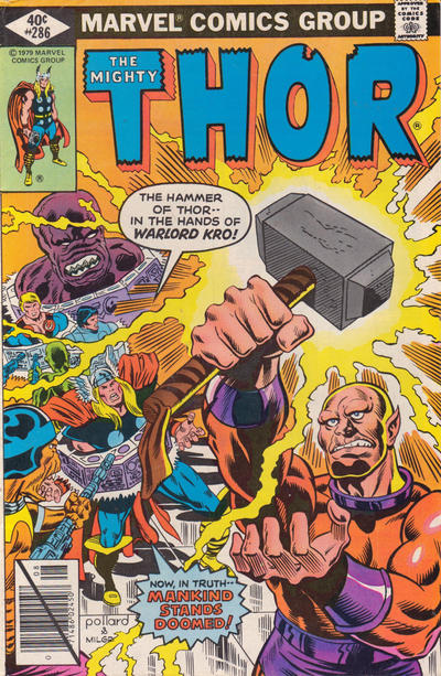 Cover for Thor (Marvel, 1966 series) #286 [Direct]