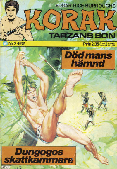 Cover for Korak (Williams Förlags AB, 1966 series) #2/1975
