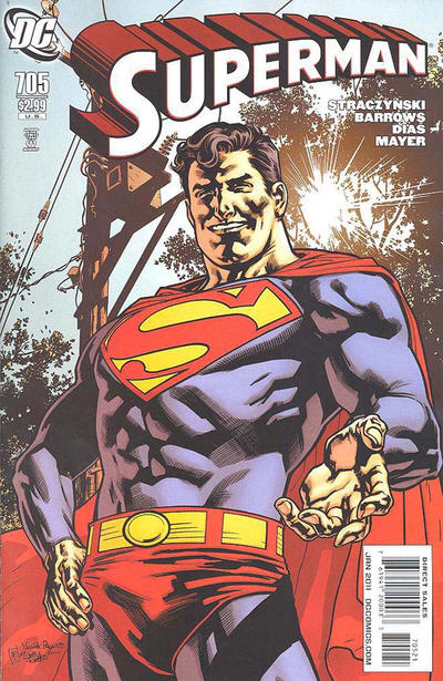 Cover for Superman (DC, 2006 series) #705 [Yanick Paquette / Michel Lacombe Cover]