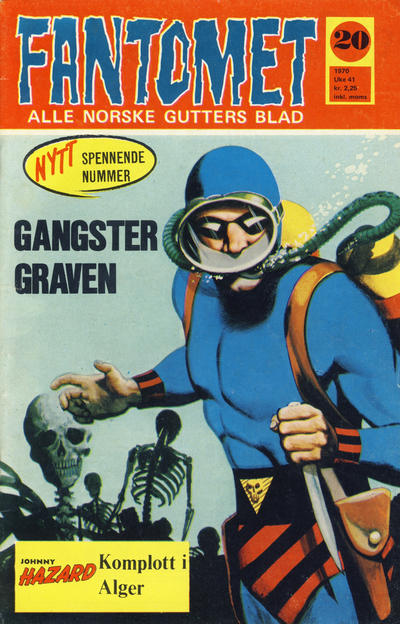 Cover for Fantomet (Romanforlaget, 1966 series) #20/1970