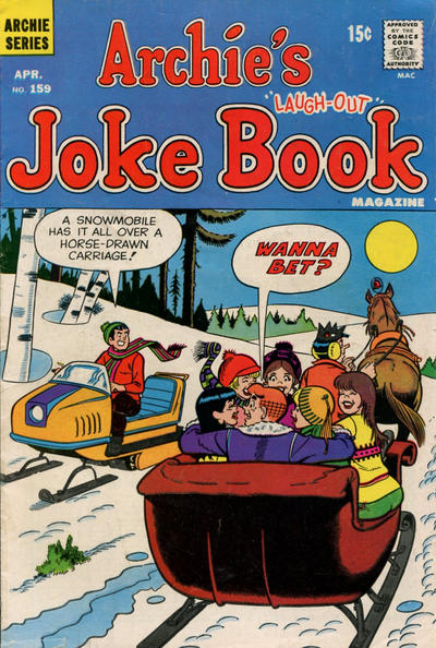 Cover for Archie's Joke Book Magazine (Archie, 1953 series) #159