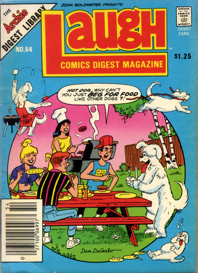 Cover for Laugh Comics Digest (Archie, 1974 series) #54 [$1.25]