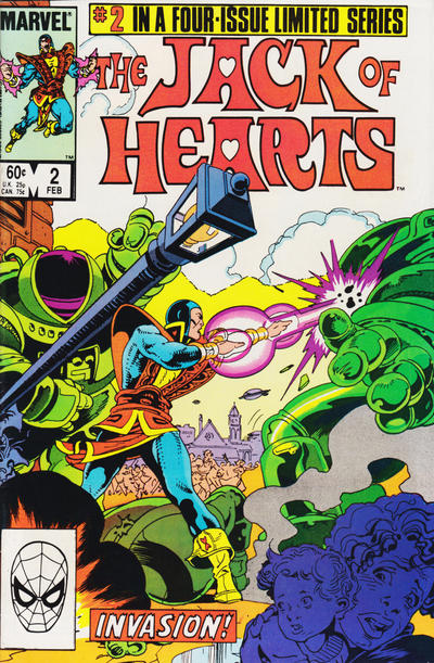 Cover for The Jack of Hearts (Marvel, 1984 series) #2 [Direct]