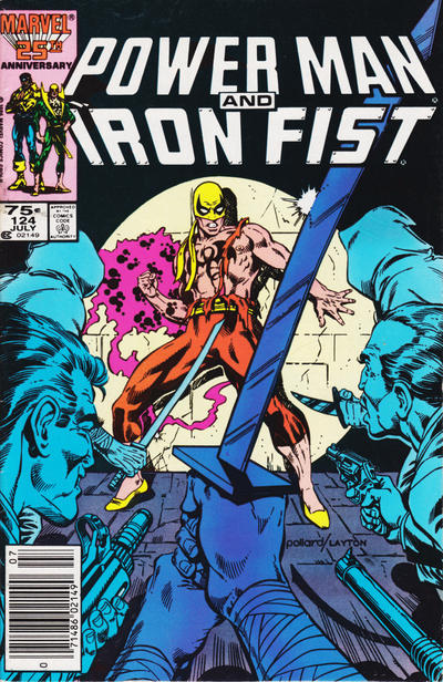 Cover for Power Man and Iron Fist (Marvel, 1981 series) #124 [Newsstand]