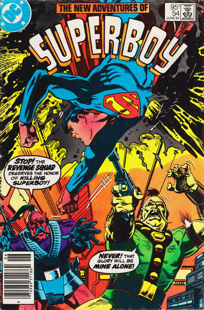 Cover for The New Adventures of Superboy (DC, 1980 series) #54 [Newsstand]