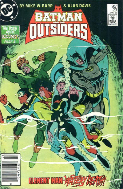 Cover for Batman and the Outsiders (DC, 1983 series) #29 [Canadian]
