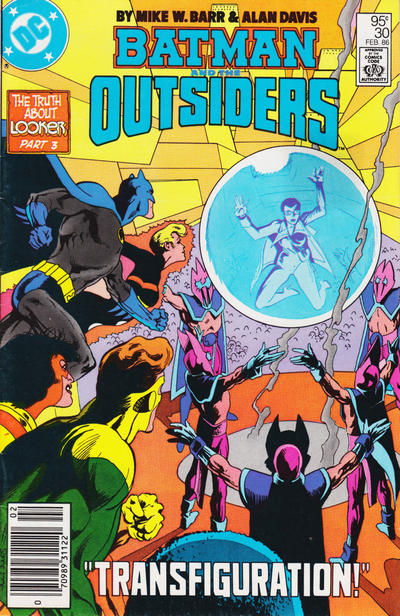 Cover for Batman and the Outsiders (DC, 1983 series) #30 [Canadian]