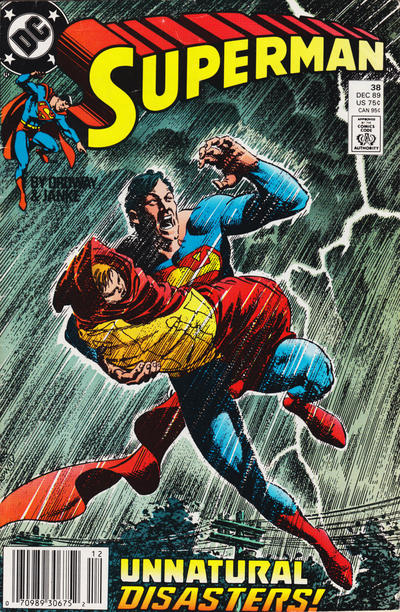 Cover for Superman (DC, 1987 series) #38 [Newsstand]