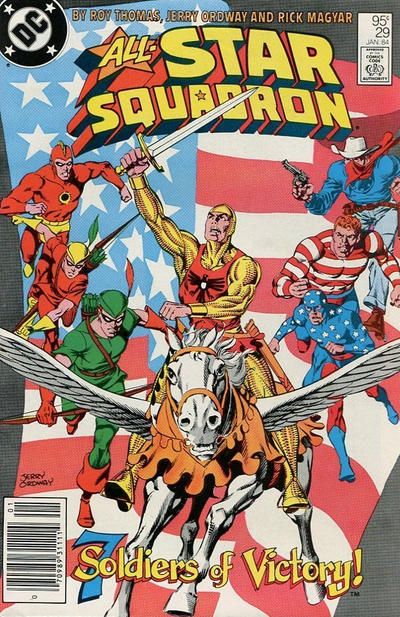 Cover for All-Star Squadron (DC, 1981 series) #29 [Canadian]