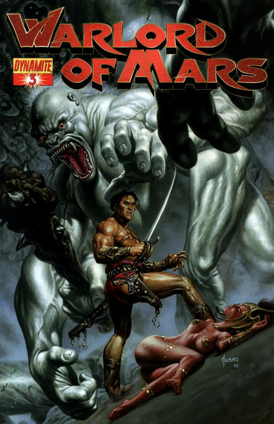Cover for Warlord of Mars (Dynamite Entertainment, 2010 series) #3 [Cover B - Joe Jusko]