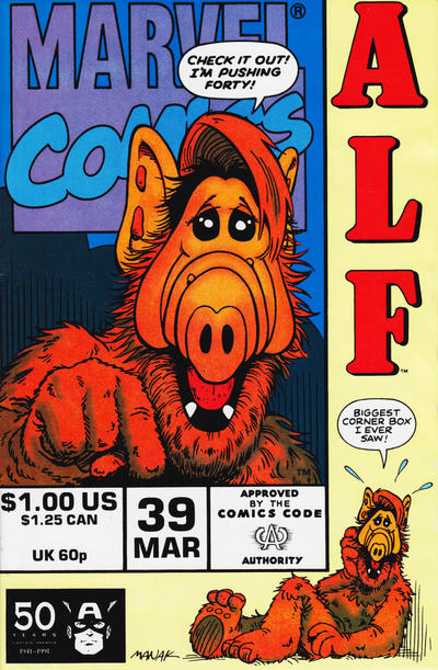 Cover for ALF (Marvel, 1988 series) #39 [Direct]