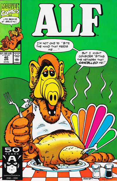 Cover for ALF (Marvel, 1988 series) #40 [Direct]