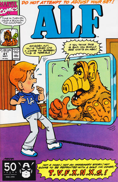 Cover for ALF (Marvel, 1988 series) #41 [Direct]