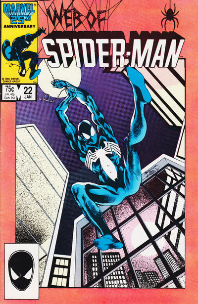 Cover for Web of Spider-Man (Marvel, 1985 series) #22 [Direct]