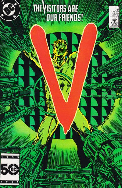 Cover for V (DC, 1985 series) #6 [Direct]