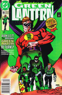 Cover Thumbnail for Green Lantern (DC, 1990 series) #19 [Newsstand]
