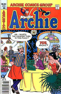 Cover for Archie (Archie, 1959 series) #281