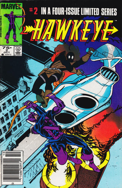 Cover for Hawkeye (Marvel, 1983 series) #2 [Canadian]