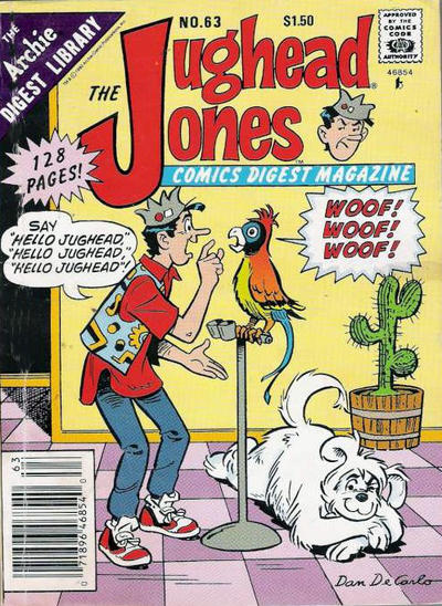 Cover for The Jughead Jones Comics Digest (Archie, 1977 series) #63