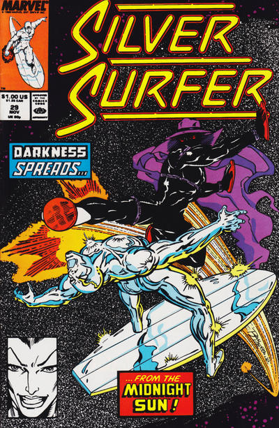 Cover for Silver Surfer (Marvel, 1987 series) #29 [Direct]