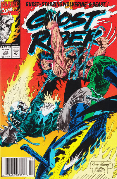 Cover for Ghost Rider (Marvel, 1990 series) #29 [Newsstand]