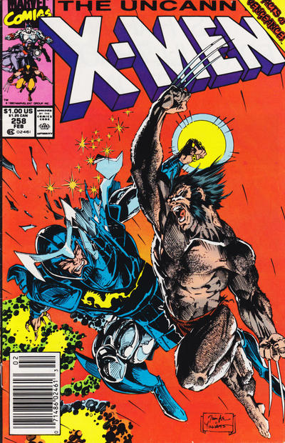 Cover for The Uncanny X-Men (Marvel, 1981 series) #258 [Newsstand]