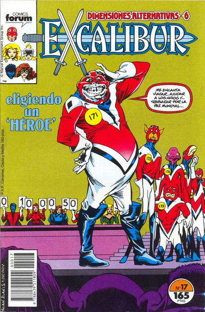 Cover for Excalibur (Planeta DeAgostini, 1989 series) #17