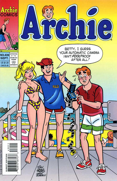 Cover for Archie (Archie, 1959 series) #439 [Direct Edition]