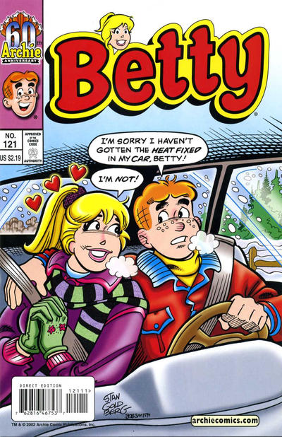 Cover for Betty (Archie, 1992 series) #121 [Direct Edition]