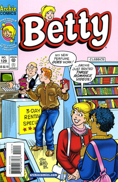 Cover for Betty (Archie, 1992 series) #129 [Direct Edition]