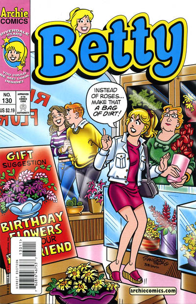 Cover for Betty (Archie, 1992 series) #130 [Direct Edition]