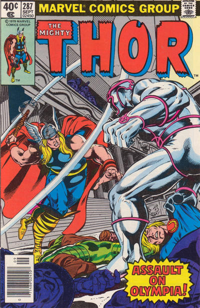 Cover for Thor (Marvel, 1966 series) #287