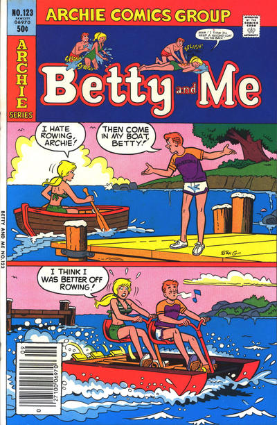 Cover for Betty and Me (Archie, 1965 series) #123