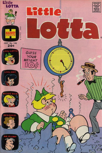Cover for Little Lotta (Harvey, 1955 series) #108