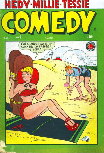 Cover for Comedy Comics (Marvel, 1948 series) #9