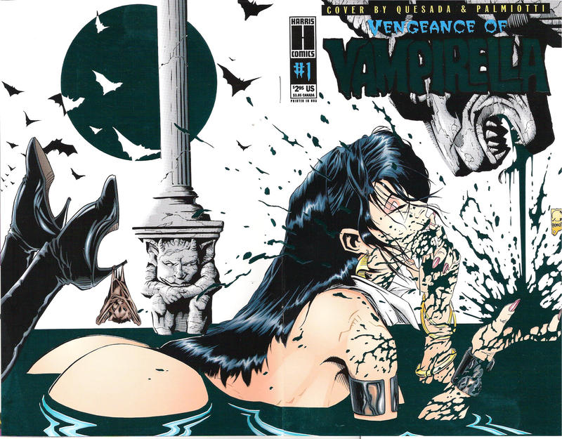 Cover for Vengeance of Vampirella (Harris Comics, 1994 series) #1 [Green Foil]