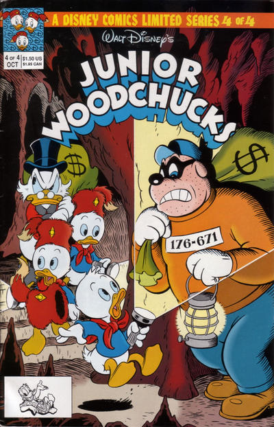 Cover for Walt Disney's Junior Woodchucks Limited Series (Disney, 1991 series) #4