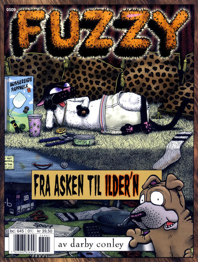 Cover for Humoralbum (Bladkompaniet / Schibsted, 2001 series) #1/2005 - Fuzzy - Fra asken til ilder'n