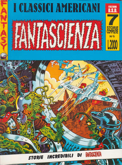 Cover for I Classici Americani Fantascienza Horror (Edizioni B.S.D., 1991 series) #6
