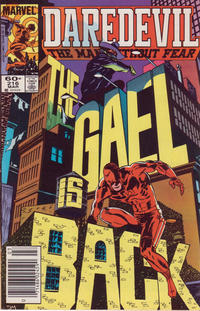 Cover Thumbnail for Daredevil (Marvel, 1964 series) #216 [Newsstand]