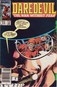 Cover Thumbnail for Daredevil (Marvel, 1964 series) #219 [Newsstand]