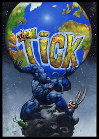 Cover Thumbnail for The Tick's 20th Anniversary Special Edition (New England Comics, 2007 series) #1 [Cover A]